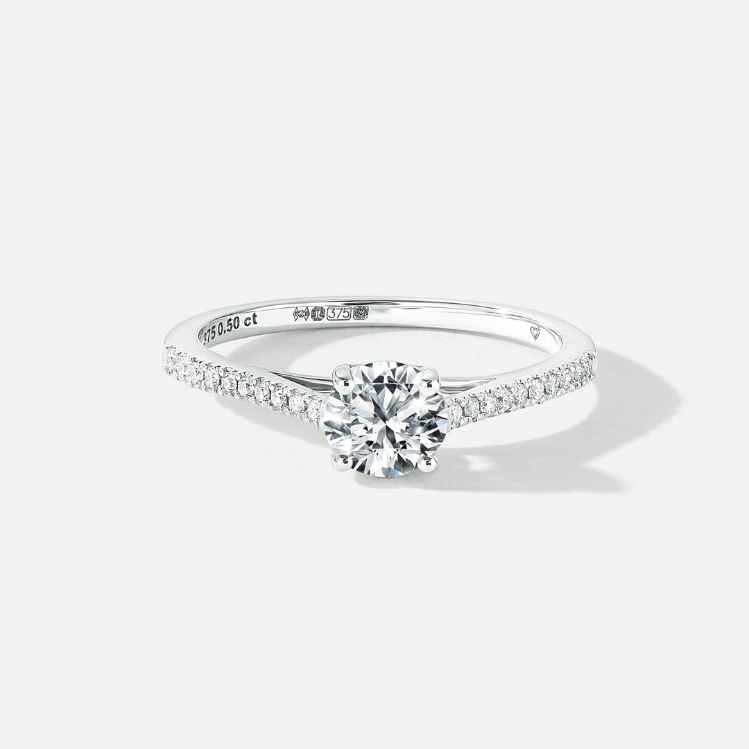 Margot | 9ct White Gold 0.50ct tw Lab Grown Diamond RingCreated BrillianceBA0063518 - K