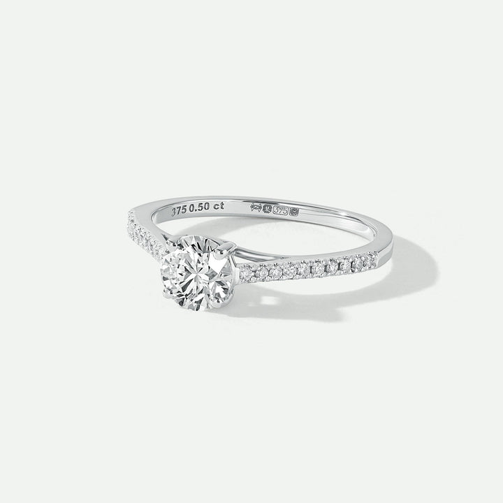 Margot | 9ct White Gold 0.50ct tw Lab Grown Diamond RingCreated BrillianceBA0063518 - K