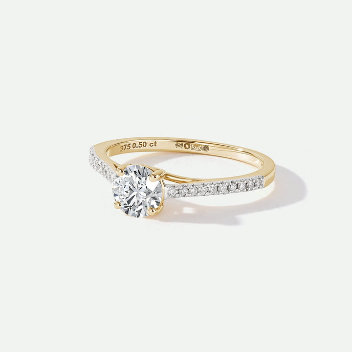 Margot | 9ct Yellow Gold 0.50ct tw Lab Grown Diamond RingCreated BrillianceBA0071139 - K