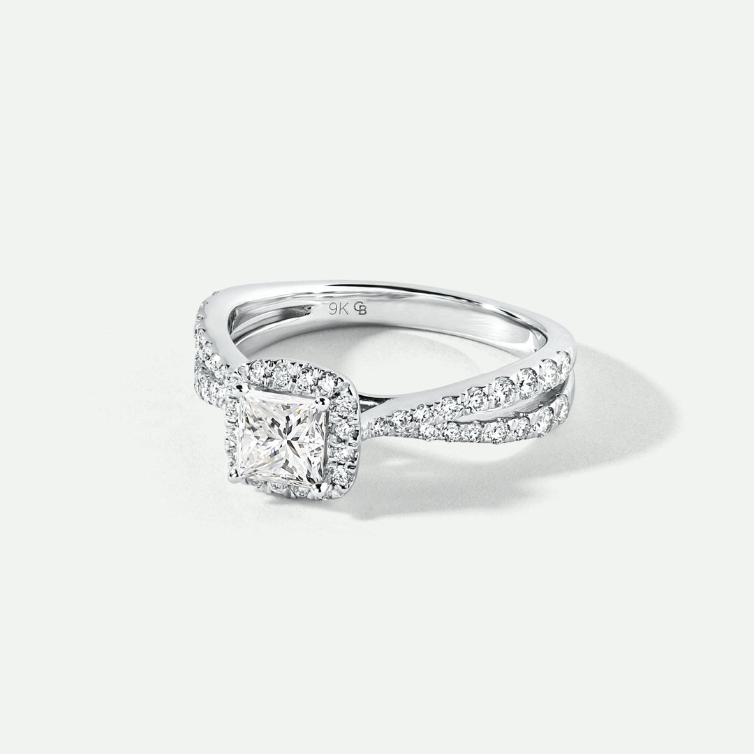 Marina | 9ct White Gold 1ct tw Lab Grown Diamond Engagement RingCreated BrillianceBA0073981 - M