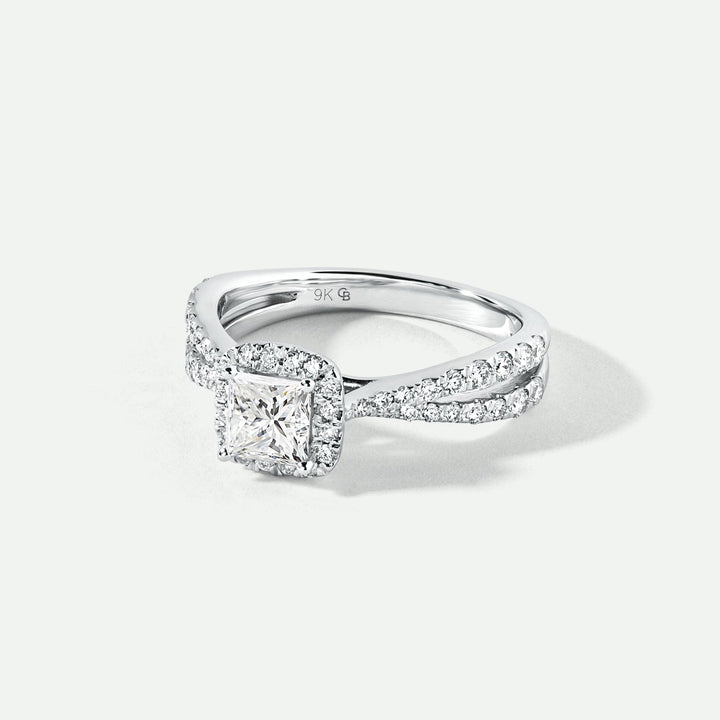 Marina | 9ct White Gold 1ct tw Lab Grown Diamond Engagement RingCreated BrillianceBA0073981 - M