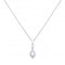 Marquise Pave Surround Cubic Zirconia Necklace N4340DiamonfireN4340