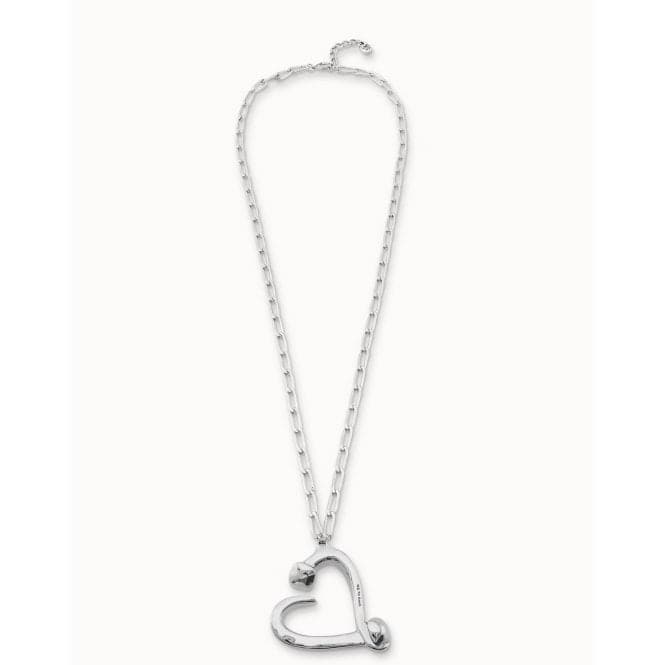 Matching Silver Metal NecklaceUNOde50COL1805MTL0000U