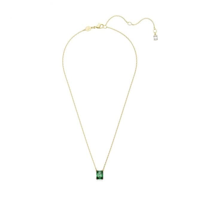 Matrix Green Gold - tone Plated Rectangular Cut Pendant 5677141Swarovski5677141