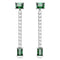 Matrix Mixed Cuts Green Rhodium Plated Drop Earrings 5665786Swarovski5665786