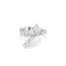 Matrix Rhodium Plated White Mixed Cuts Crystal RingSwarovski5705760
