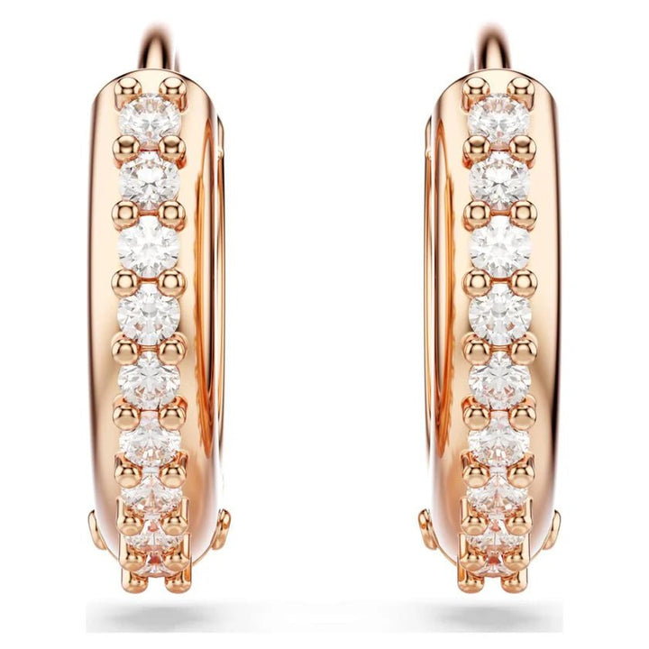 Matrix Rose Gold Tone Hoop Earrings 5690669Swarovski5690669