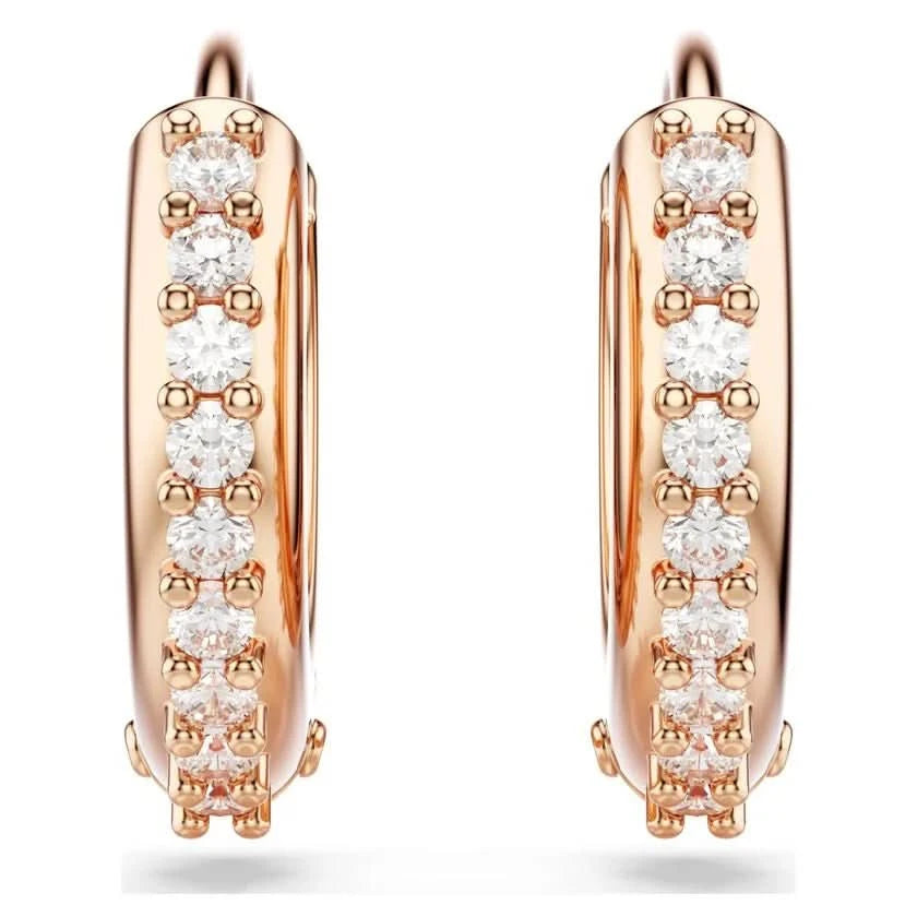 Matrix Rose Gold Tone Hoop Earrings 5690669Swarovski5690669
