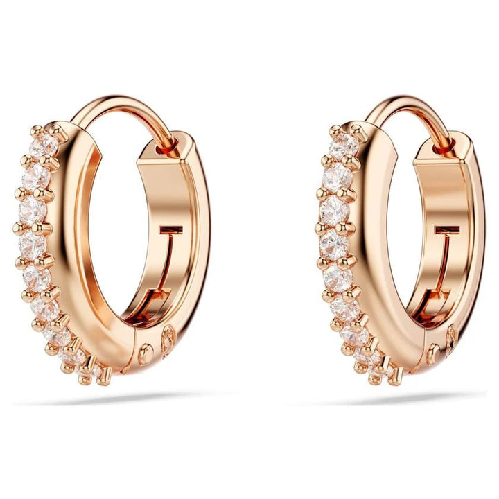 Matrix Rose Gold Tone Hoop Earrings 5690669Swarovski5690669