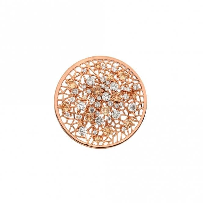 Mattina Champagne Coin - Rose Gold Plate - 33mm EC535EmozioniEC535