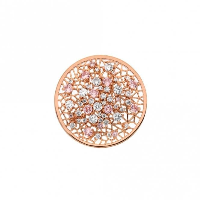 Mattina Pink Coin - Rose Gold Plate - 33mm EC533EmozioniEC533