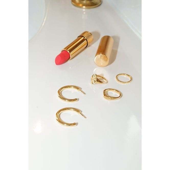 Maxi Bold Hoop In 18ct Gold Plated Earrings E3118_GPDaisyE3118_GP