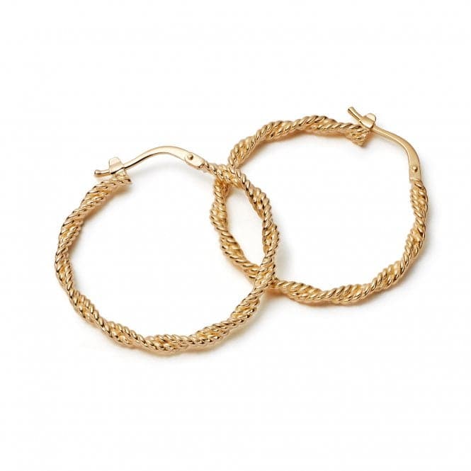 Maxi Helix Hoop In 18ct Gold Plated Earrings E3105_GPDaisyE3105_GP