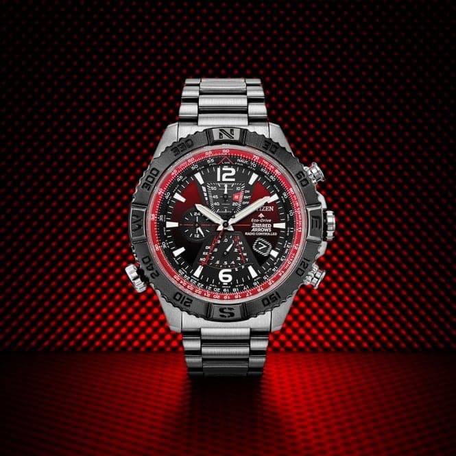 Mens Analogue Red Arrows Navihawk A.T Silver Tone Watch AT8226 - 59XCitizenAT8226 - 59X