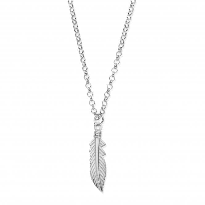 Men's Belcher Chain Feather Necklace SCBEL3717MChloBoSCBEL3717M