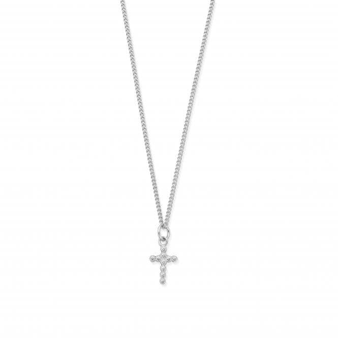 Men's Curb Chain Cross Necklace SNCC13336MChloBoSNCC13336M