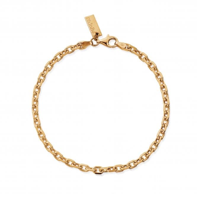 Men's Gold Anchor Chain Bracelet GBANCHORMChloBoGBANCHORM