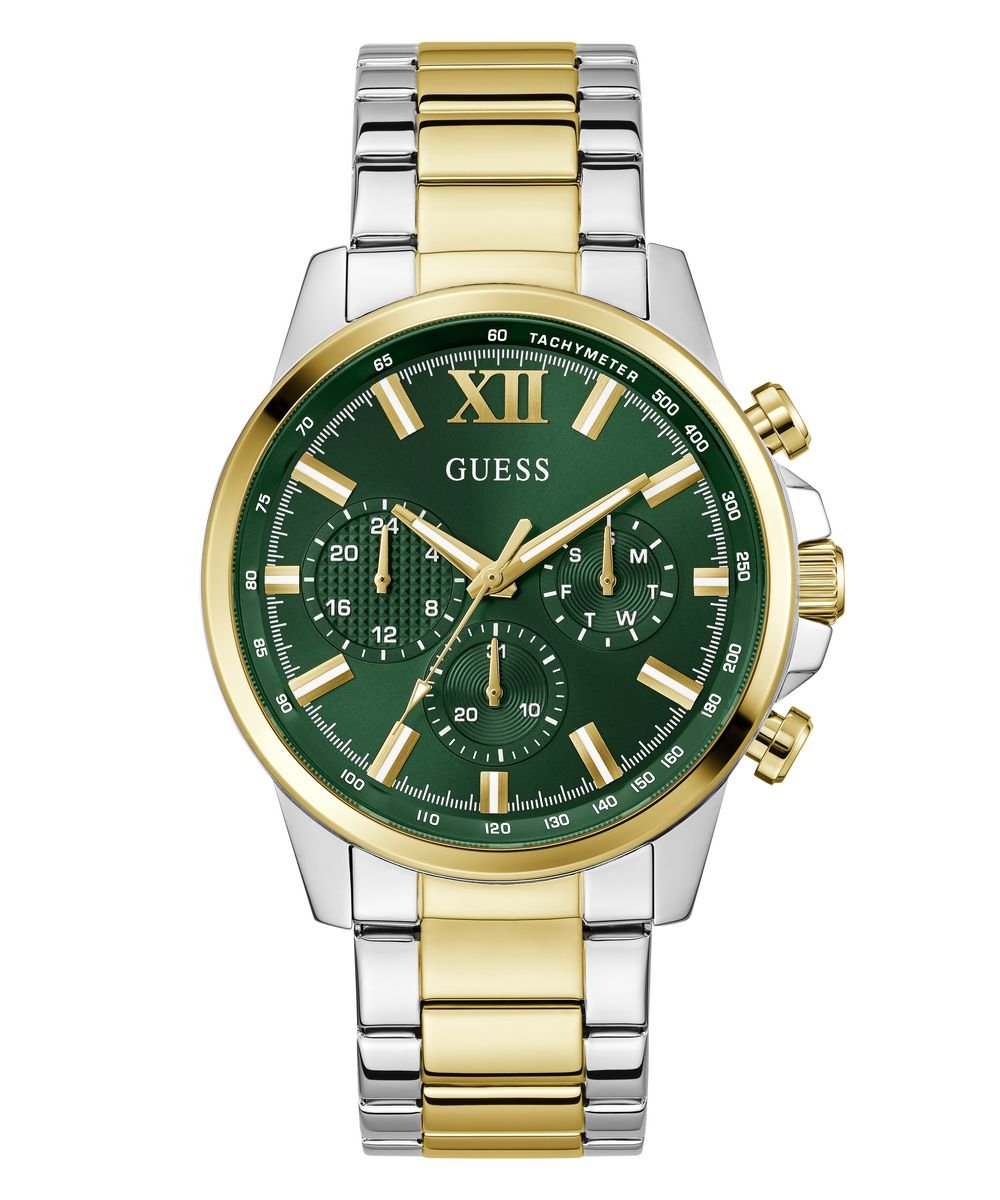 Men's Gold / Silver Green Walker Watch GW0900G5Guess WatchesGW0900G5