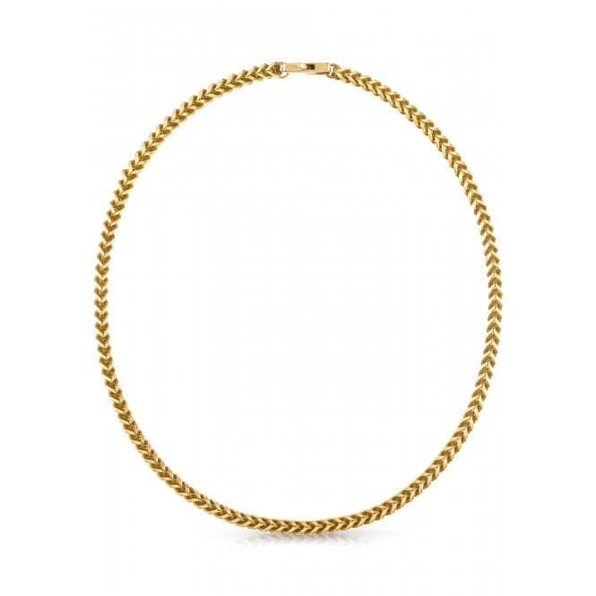 Mens Gold - tone Plated 21" Foxtail Chain Necklace UMN01337YGGuess JewelleryUMN01337YG