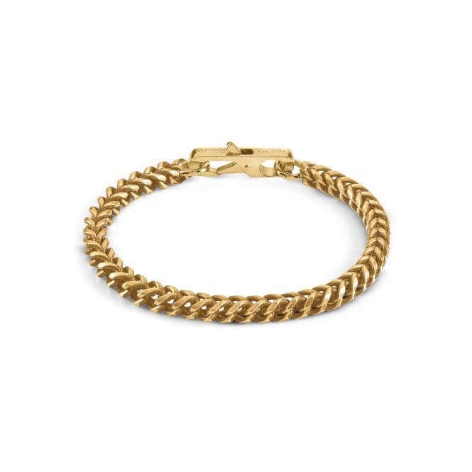 Mens Gold - tone Plated Black Chain Bracelet UMB01338YGLGuess JewelleryUMB01338YGL