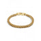 Mens Gold - tone Plated Black Chain Bracelet UMB01338YGLGuess JewelleryUMB01338YGL