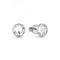 Mens Steel 8mm White Crystal Stud Earrings UME01343STGuess JewelleryUME01343ST