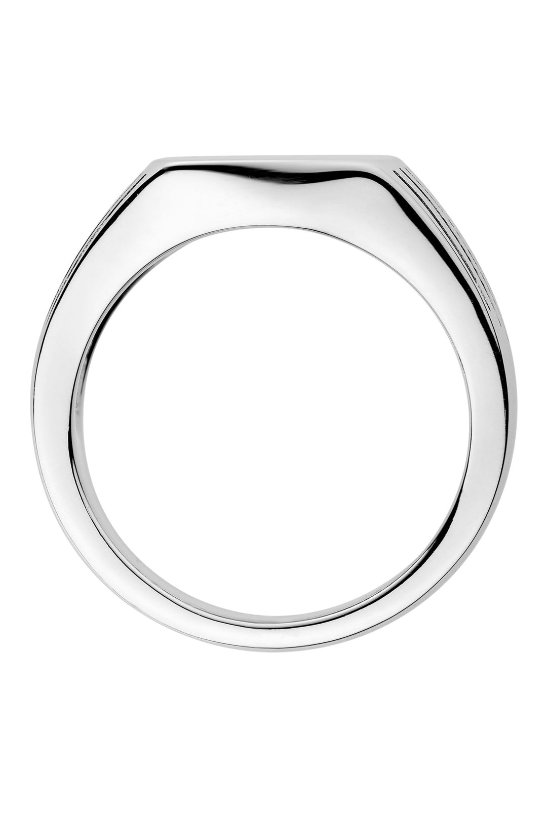 Mens Sterling Silver Signet RingThe Fine CollectiveBA0061690 - R