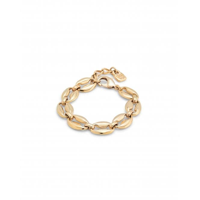Merci 18k Gold Plated Small Oval Links Bracelet PUL2407ORO000UNOde50PUL2407ORO000