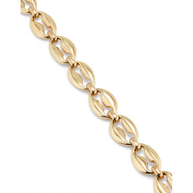 Merci 18k Gold Plated Small Oval Links Bracelet PUL2407ORO000UNOde50PUL2407ORO000