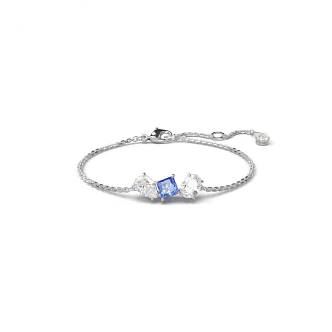 Mesmera Mixed Cuts Blue Rhodium Plated Bracelet 5668359Swarovski5668359