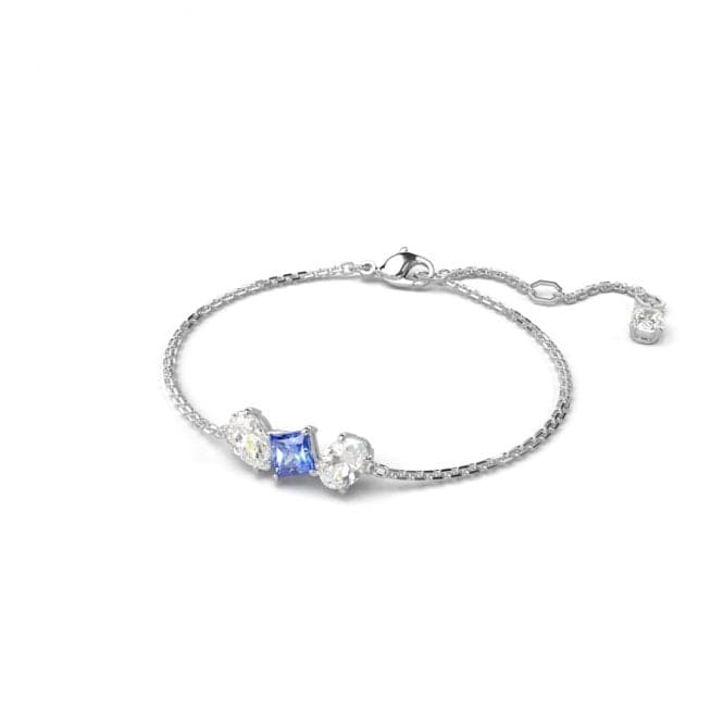 Mesmera Mixed Cuts Blue Rhodium Plated Bracelet 5668359Swarovski5668359