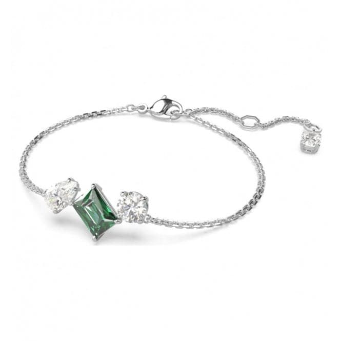 Mesmera Mixed Cuts Green Rhodium Plated Bracelet 5668360Swarovski5668360