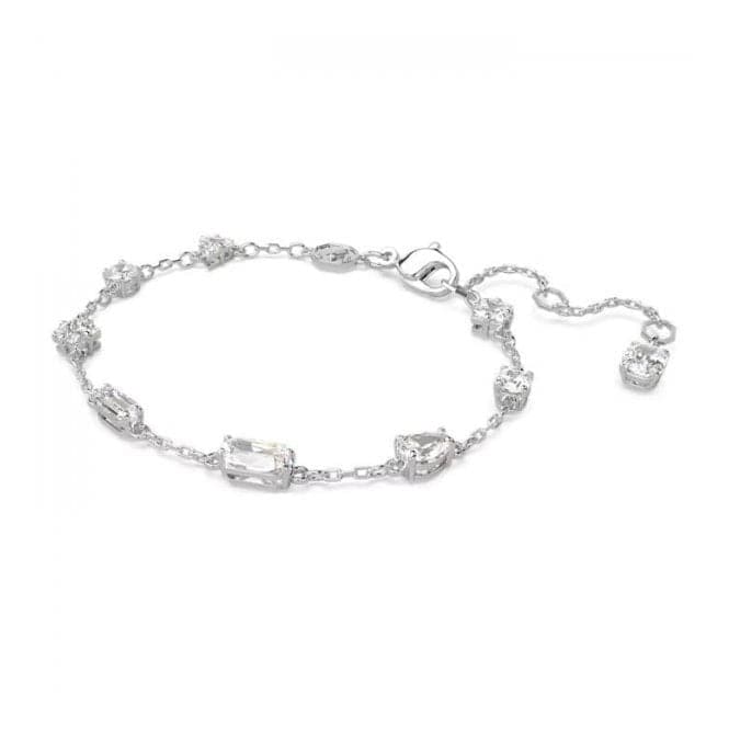 Mesmera Mixed Cuts Scattered Design White Rhodium Plated Bracelet 5661530Swarovski5661530