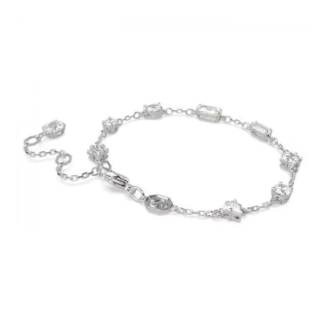 Mesmera Mixed Cuts Scattered Design White Rhodium Plated Bracelet 5661530Swarovski5661530