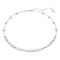 Mesmera Mixed Cuts Scattered Design White Rhodium Plated Necklace 5676989Swarovski5676989