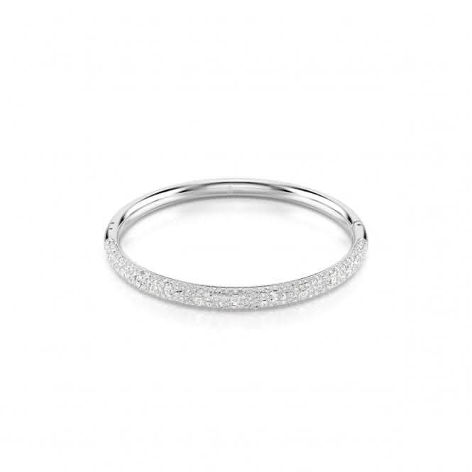Meteora White Rhodium Plated BangleSwarovski5684242 S