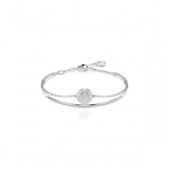 Meteora White Rhodium Plated Bangle 5683447Swarovski5683447