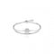 Meteora White Rhodium Plated Bangle 5683447Swarovski5683447