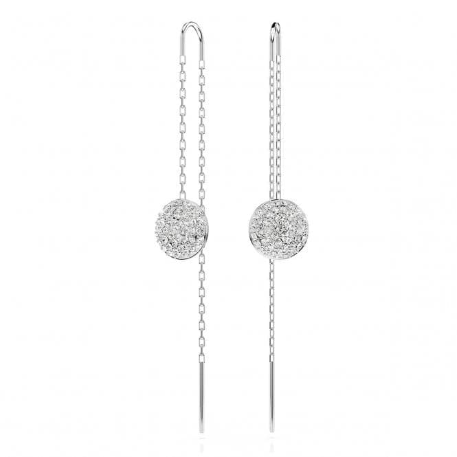 Meteora White Rhodium Plated Drop Earrings 5683448Swarovski5683448