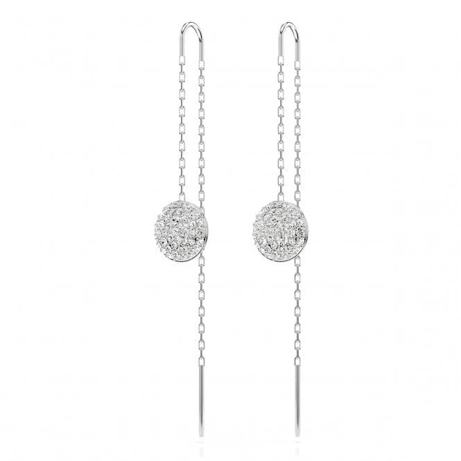 Meteora White Rhodium Plated Drop Earrings 5683448Swarovski5683448