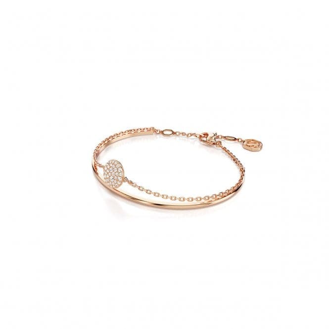 Meteora White Rose Gold - tone Plated Bangle 5683452Swarovski5683452