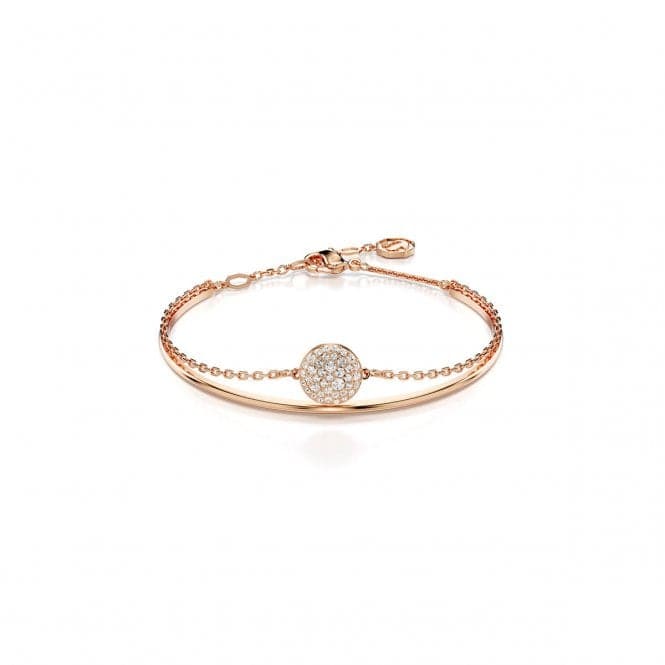 Meteora White Rose Gold - tone Plated Bangle 5683452Swarovski5683452