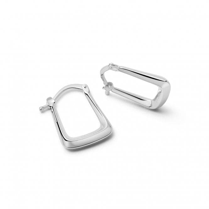 Midi Bold Creole Hoop In Silver Earrings E3110_SLVDaisyE3110_SLV