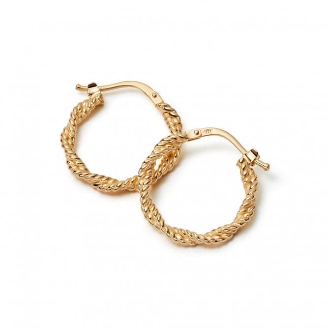 Midi Helix Hoop In 18ct Gold Plated Earrings E3106_GPDaisyE3106_GP