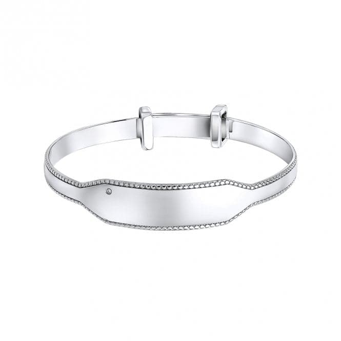 Millegrain Edge Small Expanding Bangle With Diamond B5483D for DiamondB5483