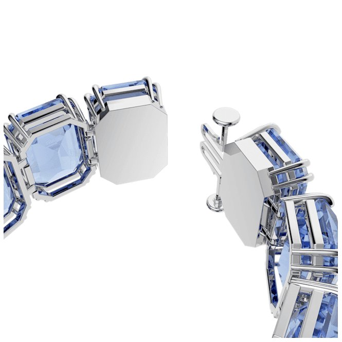 Millenia Octagon Cut Blue Rhodium Plated Bracelet 5638491Swarovski5638491