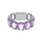 Millenia Octagon Cut Purple Rhodium Plated Bracelet 5638492Swarovski5638492