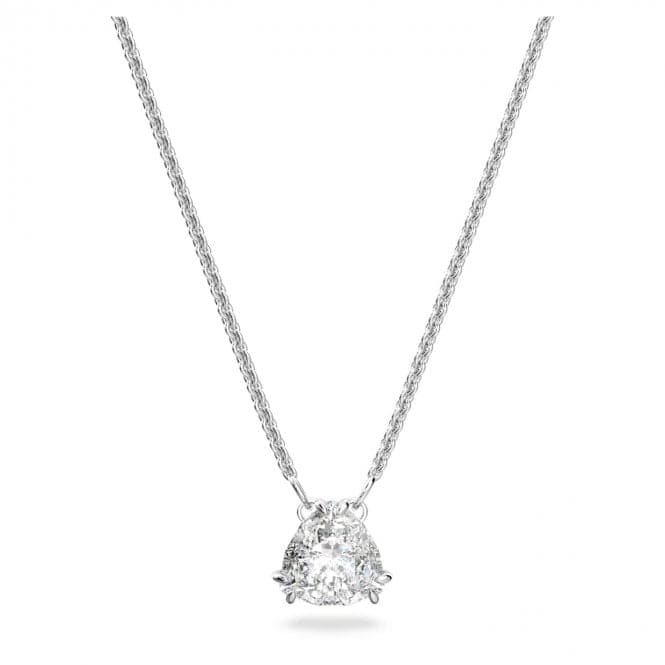 Millenia Pendant Trilliant Cut Crystal White Rhodium Plated Necklace 5628352Swarovski5628352