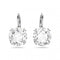 Millenia Round Cut Crystal White Rhodium Plated Earrings 5628351Swarovski5628351