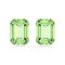 Millenia Stud Octagon Cut Green Gold - tone Plated Earrings 5638489Swarovski5638489